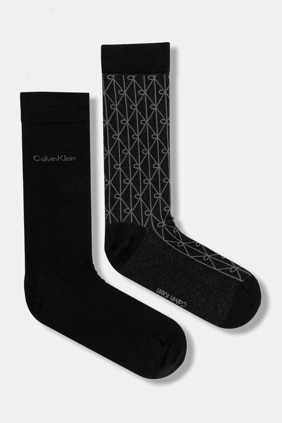Calvin Klein skarpety męskie 2-pack czarny 701237677