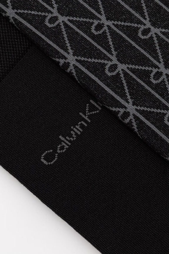 Calvin Klein skarpety męskie 2-pack 701237677 czarny SS26