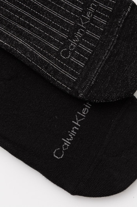Calvin Klein Skarpety stopki męskie 2-pack 701237872 czarny SS26