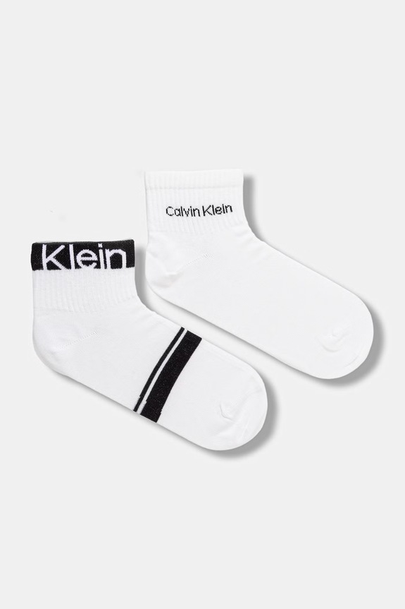 Pánske ponožky Calvin Klein 2-pak biela 701237874