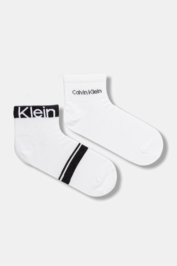 Pánske ponožky Calvin Klein 2-pak biela 701237874