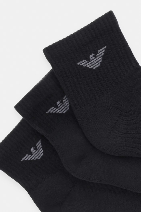 Emporio Armani Underwear skarpetki 3-pack EM000551.AF14499 czarny SS26