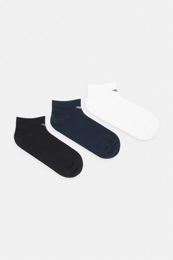 Emporio Armani Underwear skarpetki 3-pack skarpetki długie biały EM000550.AF14446