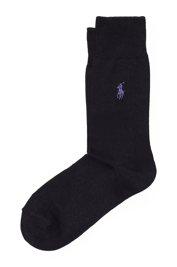 Polo Ralph Lauren șosete uni negru 449655210
