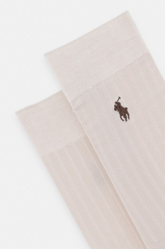 Polo Ralph Lauren skarpety męskie 449856155 beżowy SS26