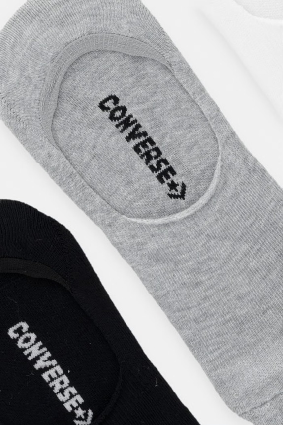 Ponožky Converse 3-pack MC0518 šedá SS26