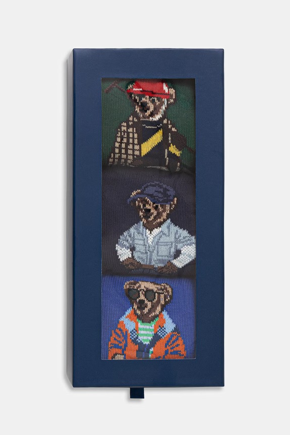 Clothing Polo Ralph Lauren BCI COTTON-SSNL BRS GBX-CRW-GFB Men's socks 3-pack 449P14712001 multicolor