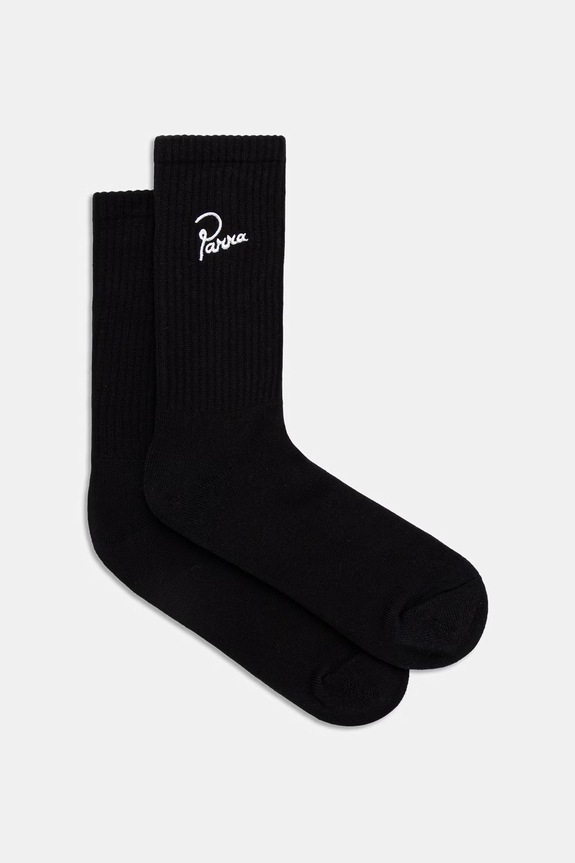 by Parra Signature șosete cu bumbac pentru bărbați negru 55385