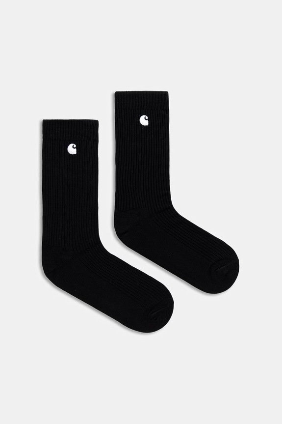 Carhartt WIP Madison Pack Socks calzini da uomo pacco da 2 nero I036750.1A5XX