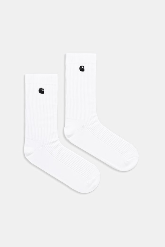 Carhartt WIP Madison Pack Socks κάλτσες Ανδρικά 2-pack λευκό I036750.1A6XX