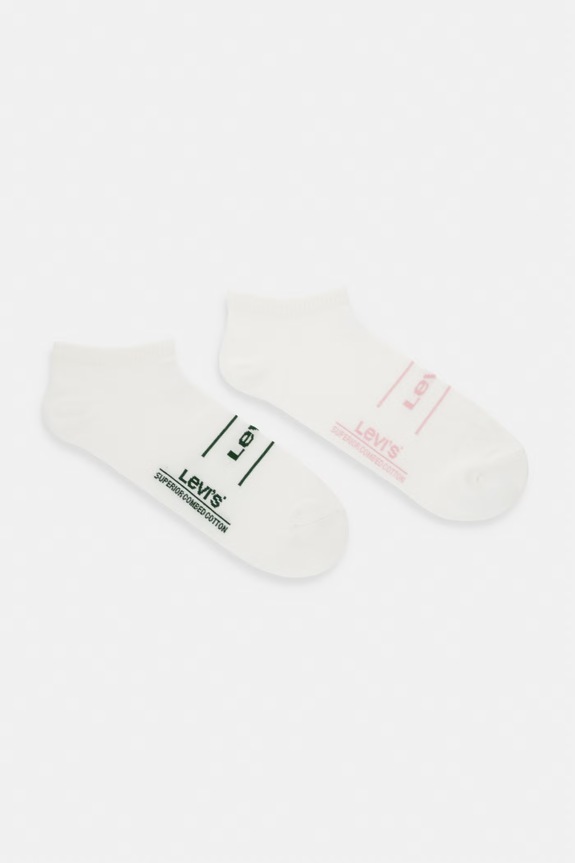Levi's șosete pentru bărbați, cu bumbac pachet de 2 bej 37157.1312