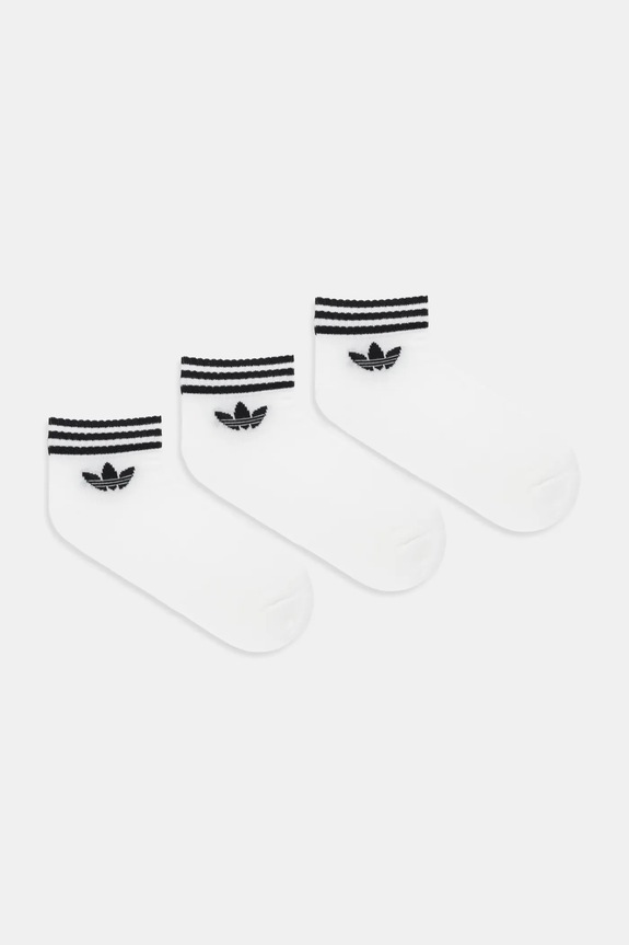 Ponožky adidas Originals 3-pak krátke ponožky biela JV7435