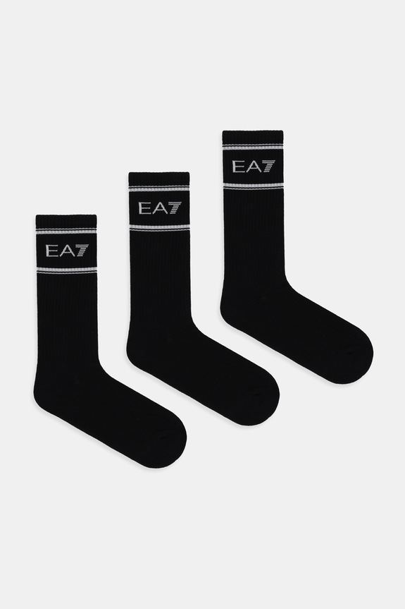 EA7 Emporio Armani skarpetki 3-pack skarpetki długie czarny AF18572.7X000381