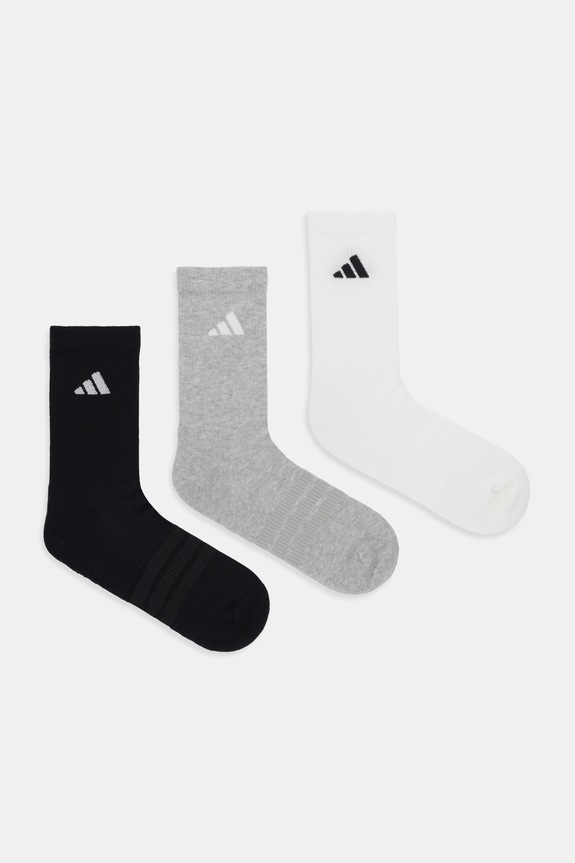 Κάλτσες adidas 3-pack στάμπα γκρί KC9624