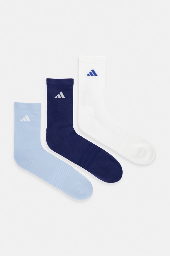 Κάλτσες adidas 3-pack ψηλές κάλτσες μπλε KC9625