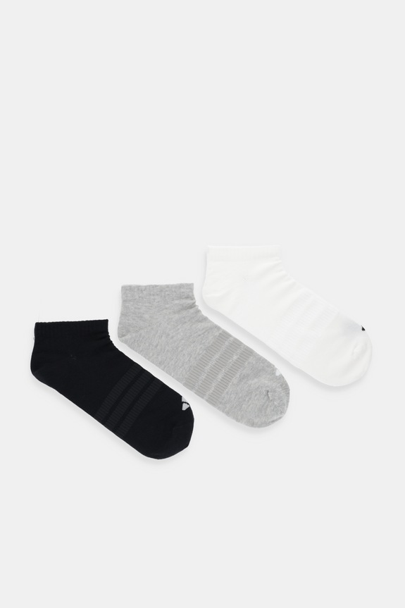 adidas skarpetki 3-pack skarpetki krótkie szary KC9629
