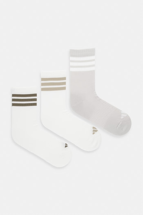 Ponožky adidas 3-pack dlouhé ponožky béžová KC9639