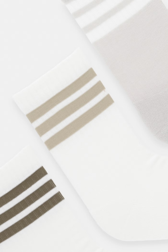 Ponožky adidas 3-pack KC9639 béžová SS26