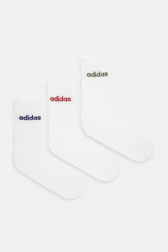 Nogavice adidas 3-pack Visoke nogavice bela KD1716