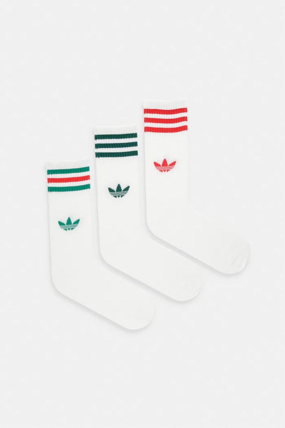 Κάλτσες adidas Originals 3-pack ψηλές κάλτσες μπεζ KD8239