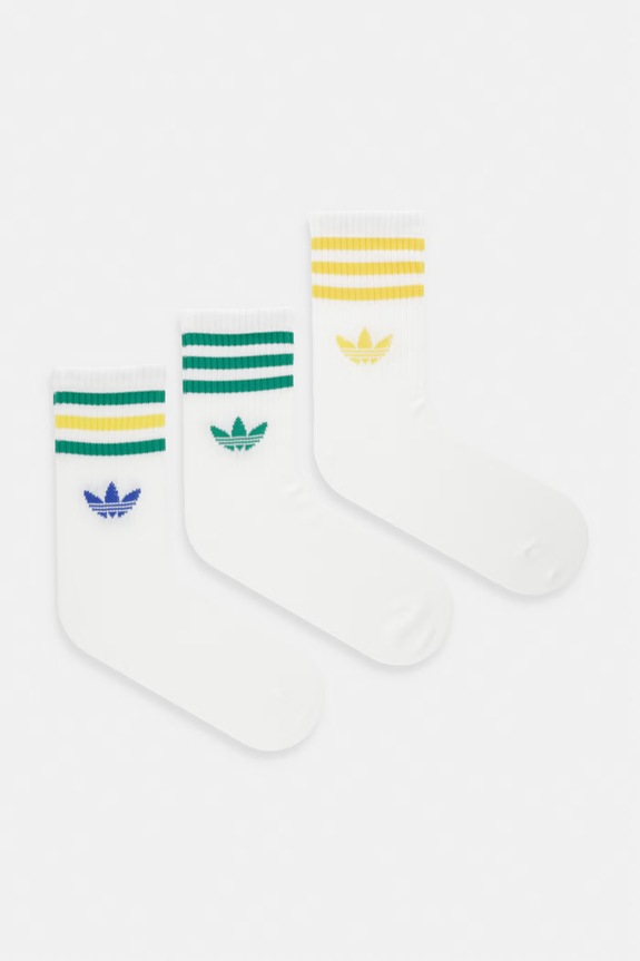Шкарпетки adidas Originals 3-pack довгі шкарпетки бежевий KD8250