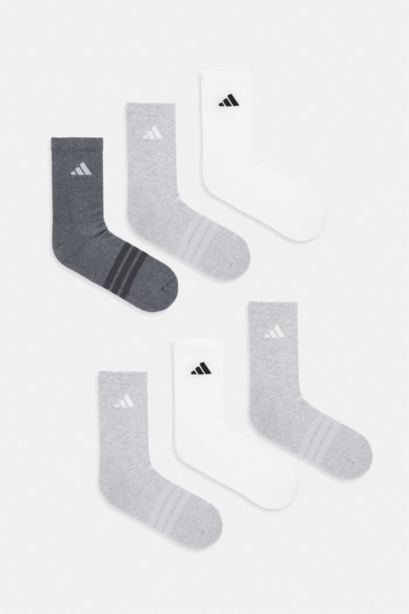 Nogavice adidas 6-pack Drobni vzorec siva KE5500
