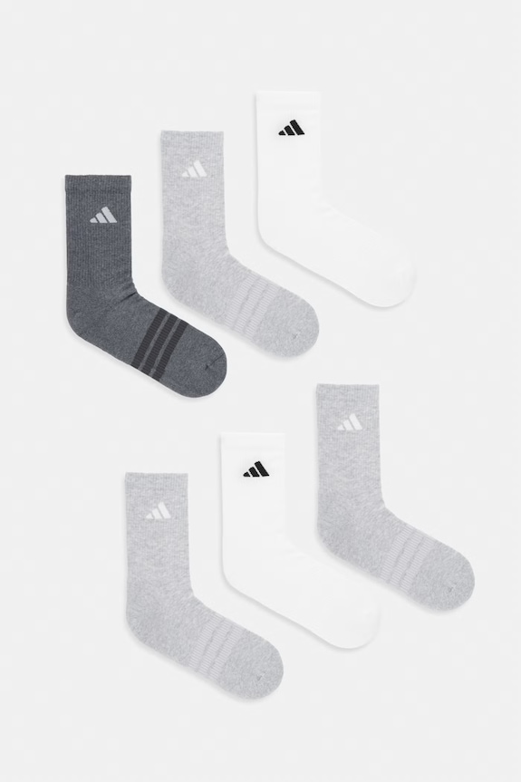Nogavice adidas 6-pack Drobni vzorec siva KE5500