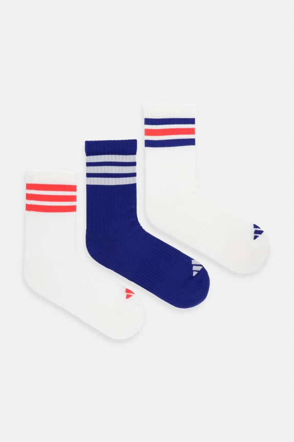 Nogavice adidas 3-pack Prijazno od planeta bela KE5502