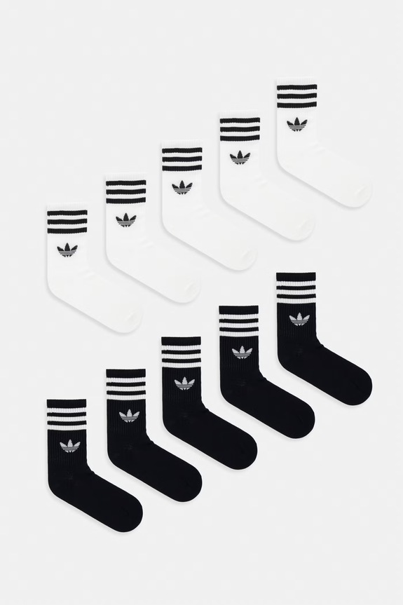 adidas Originals sosete 10-pack sosete lungi negru KH1556