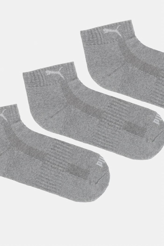 Κάλτσες Puma CUSHIONED QUARTER 3-pack 938581 γκρί SS26