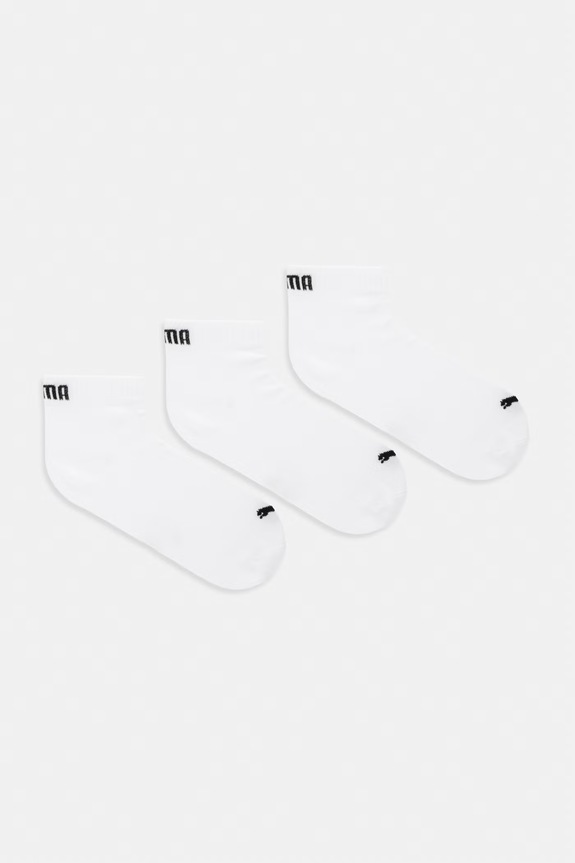 Puma skarpetki QUARTER PLAIN 3-pack skarpetki długie biały 938589