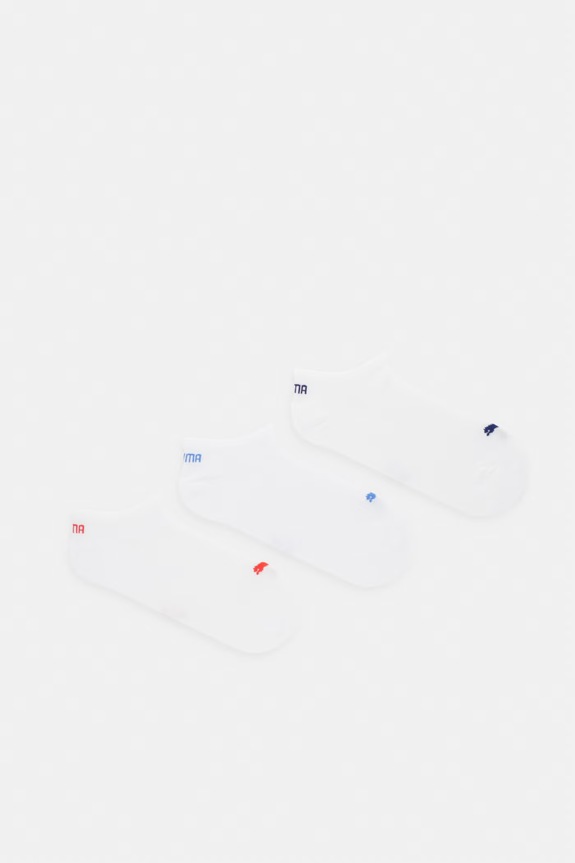 Puma κάλτσες SNEAKER PLAIN 3-pack κοντές κάλτσες λευκό 938624