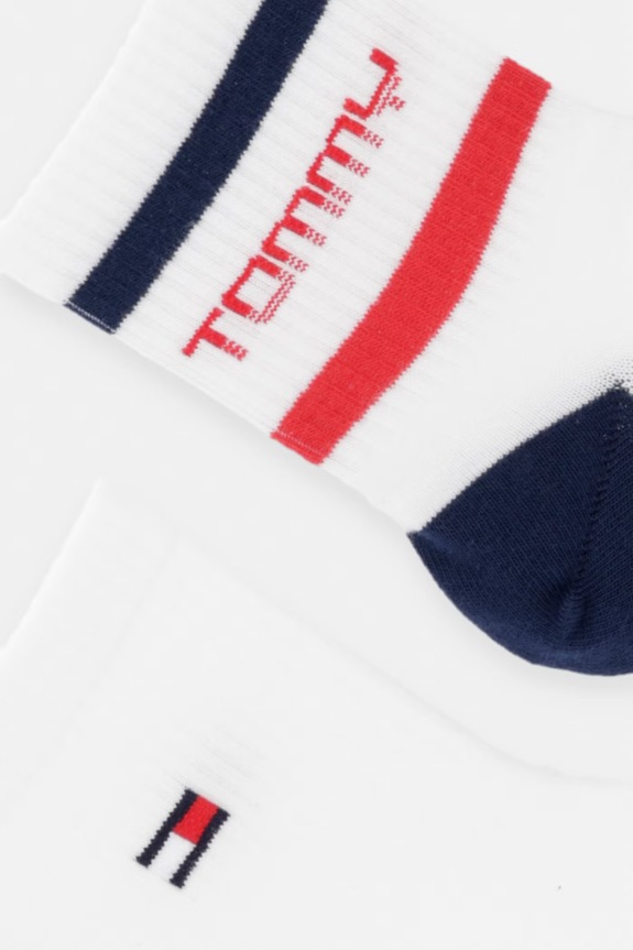 Tommy Jeans șosete pachet de 2 701238786 alb SS26