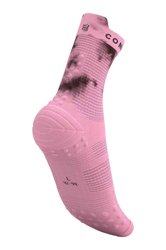 Compressport skarpety sportowe PRO RACING SOCKS V4.0 RUN HIGH różowy SQTU1351