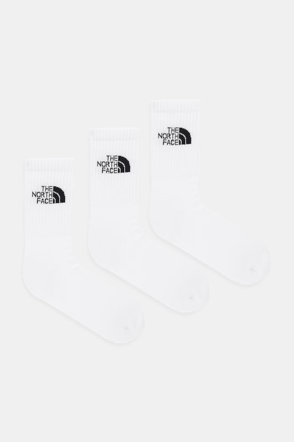 The North Face skarpetki 3-pack drobny wzór biały NF0A8EKXFN41