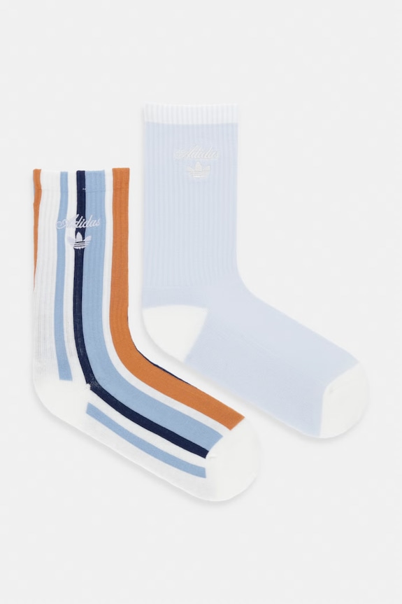 adidas Originals calzini con cotone pacco da 2 blu KX5282