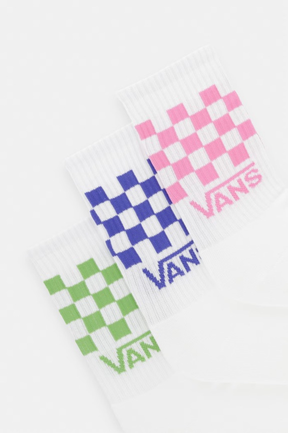 Vans skarpety 3-pack VN000QBUFRQ1 biały SS26