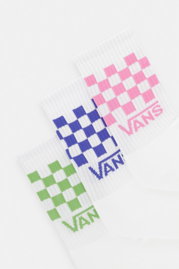 Vans skarpety 3-pack VN000QBUFRQ1 biały SS26