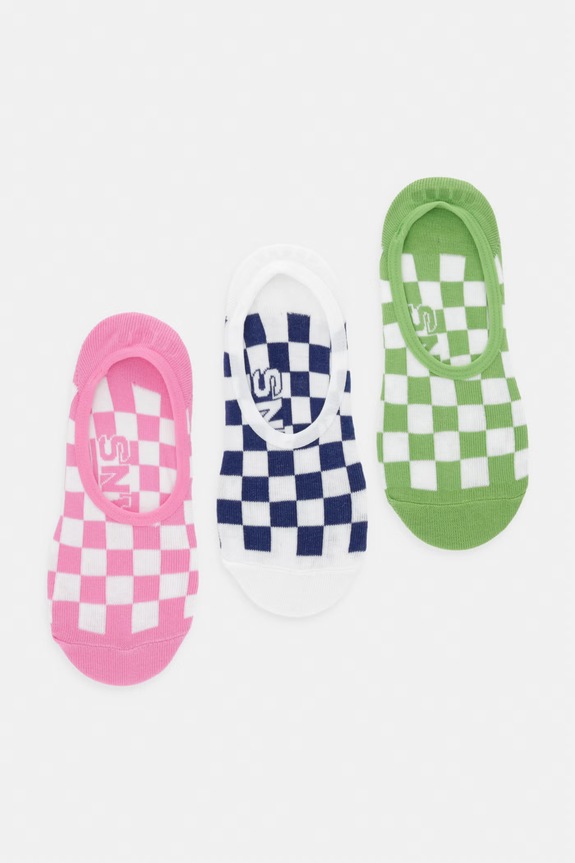 Vans skarpety stopki z bawełną 3-pack różowy VN000SYXFRQ1