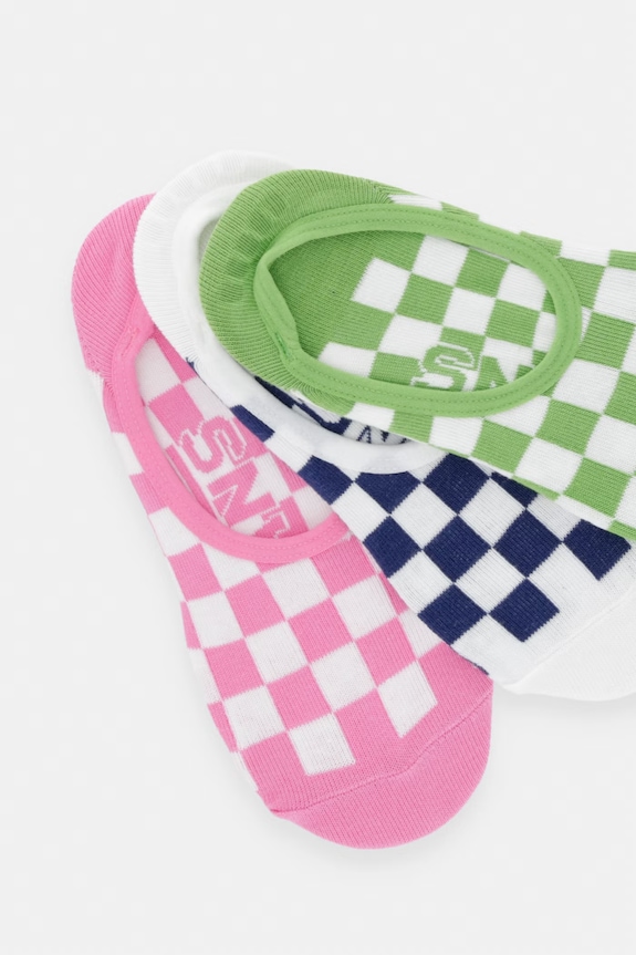 Vans skarpety stopki z bawełną 3-pack VN000SYXFRQ1 różowy SS26