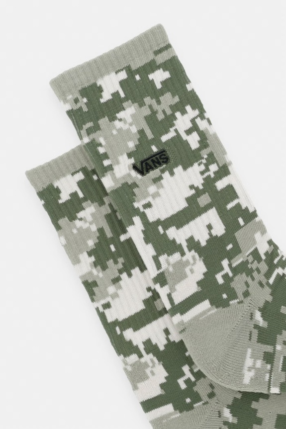Vans skarpety z bawełną VN000T03GCY1 zielony SS26