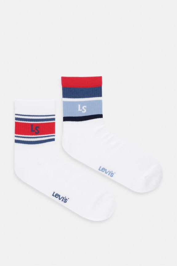 Levi's șosete pachet de 2 alb 37157.1334