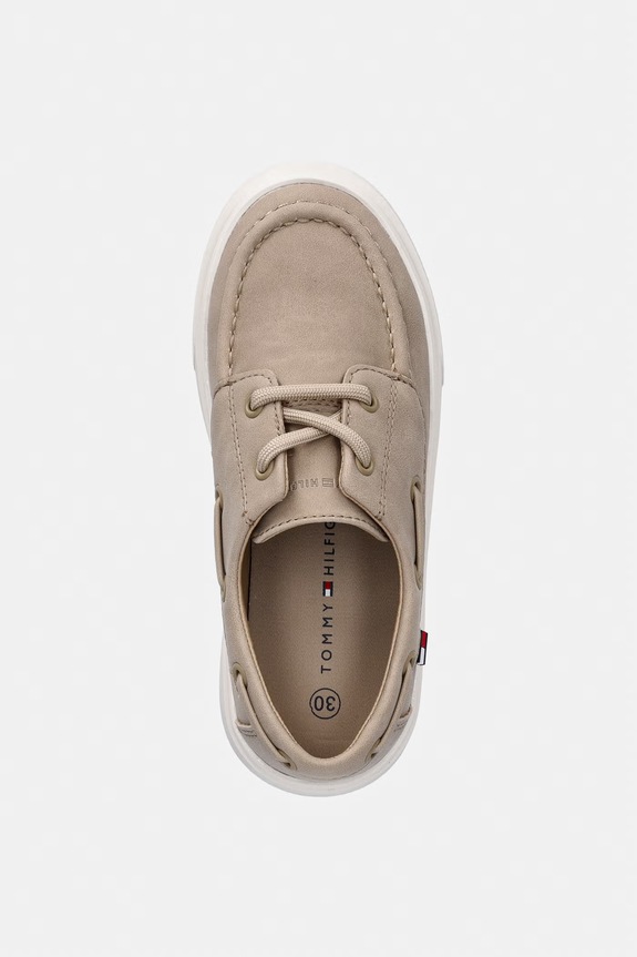 Tommy Hilfiger mocassini per bambini beige T3B4.34352.30.34