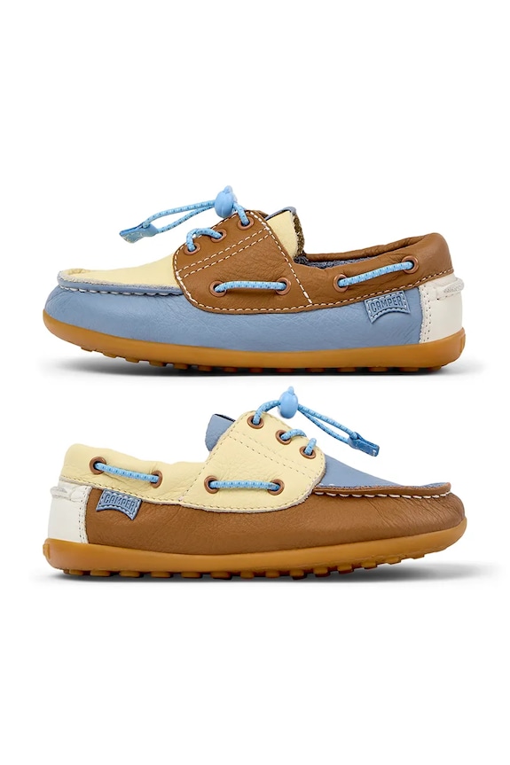 Camper mocasini din piele pentru copii Peu Cami TWS Kids Planet friendly multicolor K800689.TWS