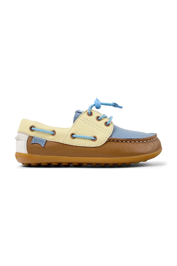 Camper mocasini din piele pentru copii Peu Cami TWS Kids K800689.TWS multicolor SS26