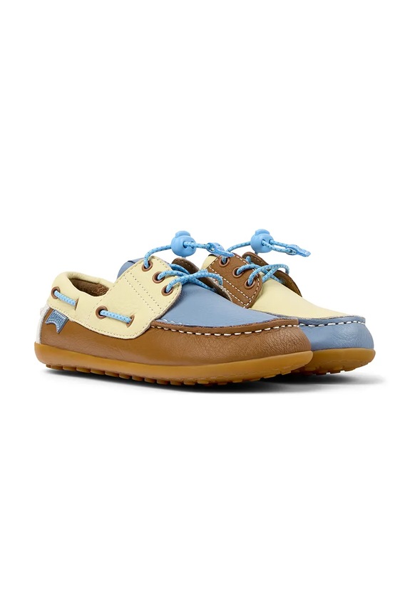 Băieți Camper mocasini din piele pentru copii Peu Cami TWS Kids K800689.TWS multicolor