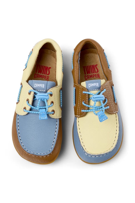 Camper mocasini din piele pentru copii Peu Cami TWS Kids K800689.TWS multicolor