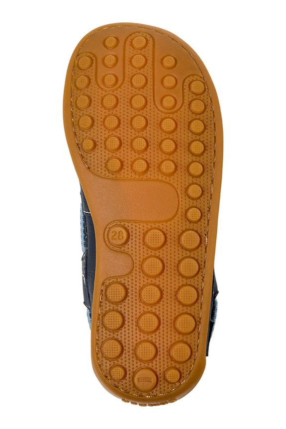 Dětské kožené mokasíny Camper Peu Cami Kids K800689 námořnická modř