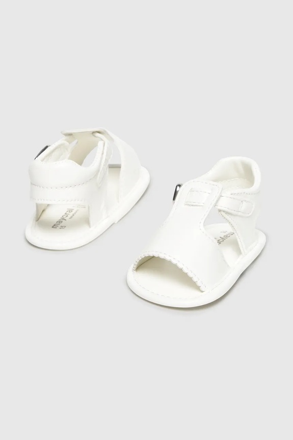 Chłopiec Mayoral Newborn buty niemowlęce 9084.1L.Newborn.PPY2 biały