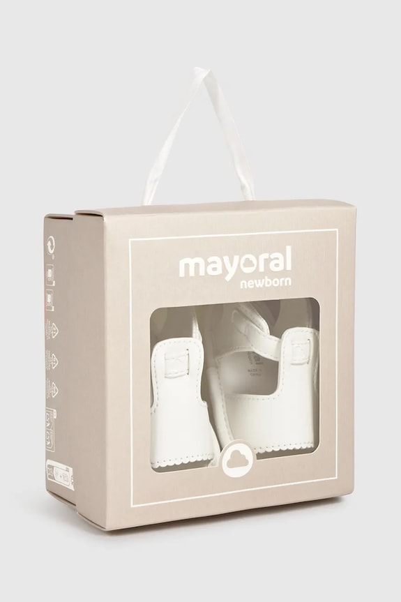 Mayoral Newborn buty niemowlęce biały 9084.1L.Newborn.PPY2